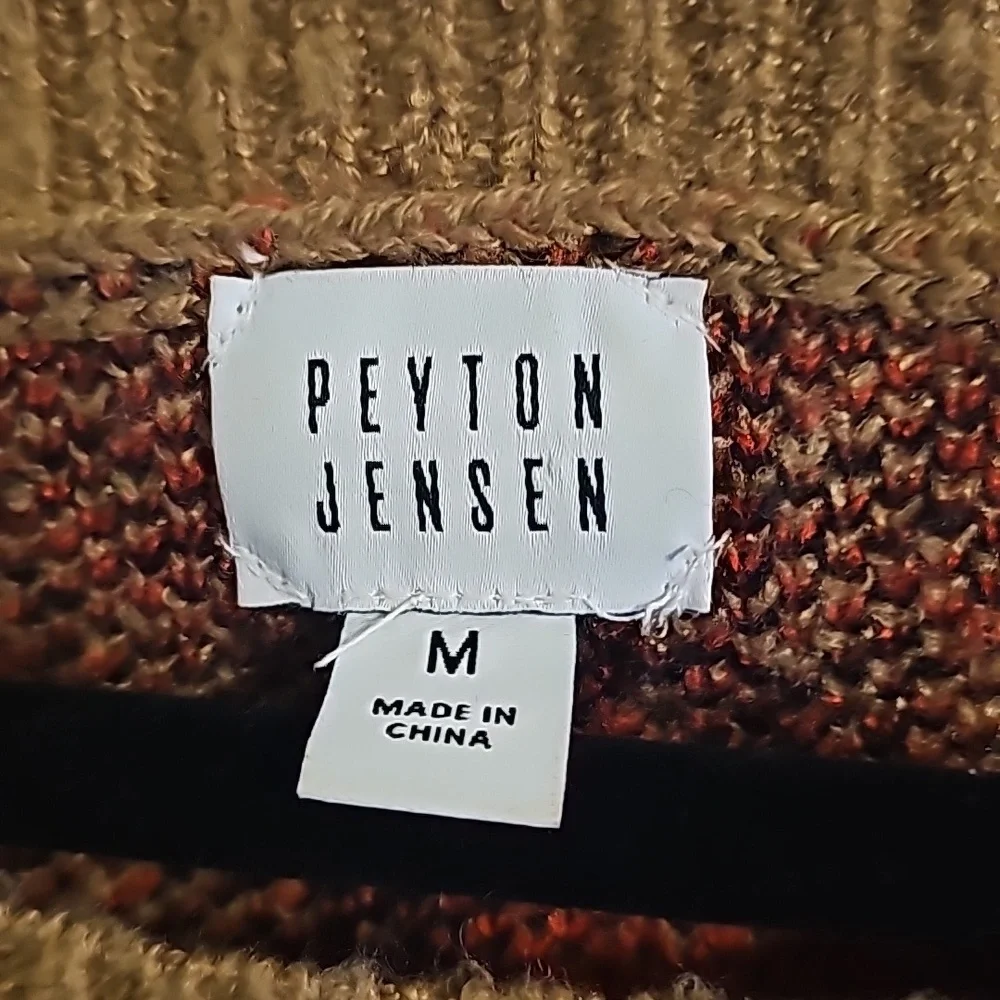 Peyton Jensen medium leopard like print sweater - Picture 2 of 4